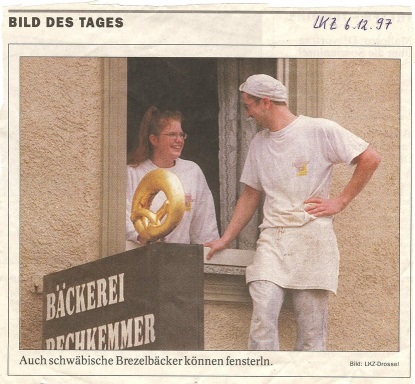 Die Gründung Chronik Bäckerei Rechkemmer GmbH